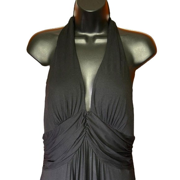 Fashions Best Kept Secret Bra Tops Black Elegant Maxi Dress Stretch Size Large - Picture 7 of 16